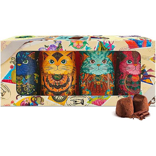 Monty Bojangles Chocolate Truffles Mini Collectable Cat Tin Gift Set