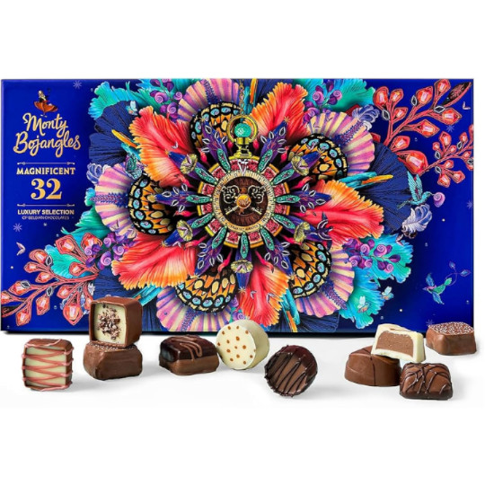 Monty Bojangles Magnificent 32 Luxury Selection of Belgian Chocolates Gift Box 425g