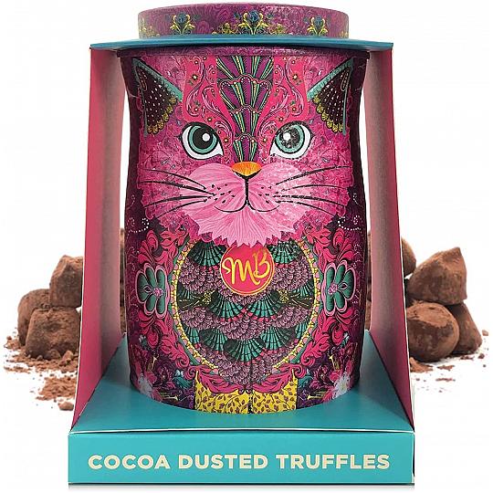 Buy Monty Bojangles “Persian Pink” Choccy Scoffy Cocoa Dusted Chocolate Truffles Cat Tin from amazon Monty Bojangles “Persian Pink” Choccy Scoffy Cocoa Dusted Chocolate Truffles Cat Tin
