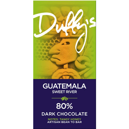 Duffy's Guatemala Sweet River 80% Dark Chocolate Bar