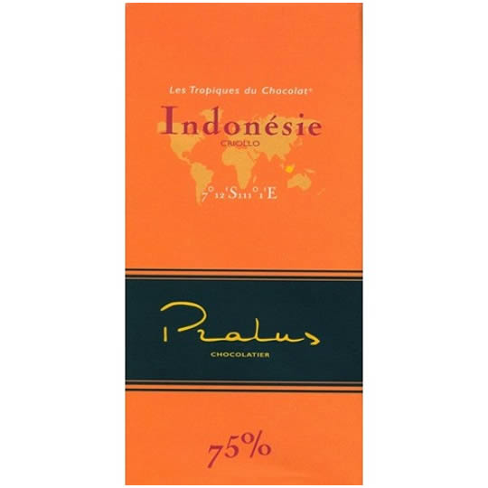 Pralus Indonesie 75% Dark Chocolate Bar
