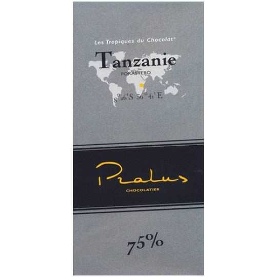 Pralus Tanzanie 75% Cocoa Dark Chocolate Bar