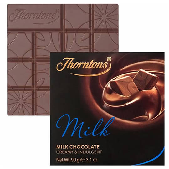 Buy Thorntons Milk Chocolate Block from thorntons Thorntons Milk Chocolate Block