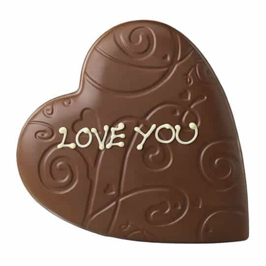 Thorntons Milk Chocolate Lace Heart