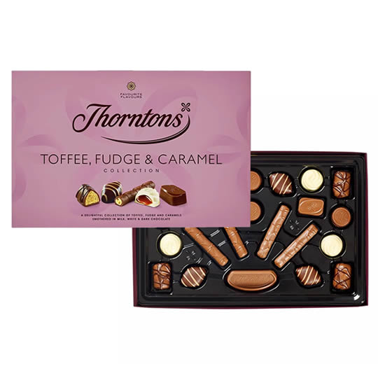 Thorntons Toffee, Fudge & Caramel Collection Chocolate Box