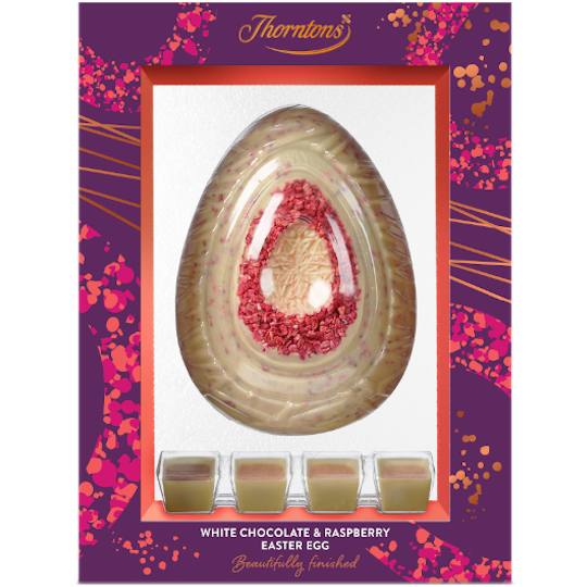 Thorntons White Chocolate and Raspberry Easter Egg