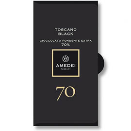Amedei Toscano Black 70% Cocoa Dark Chocolate Bar