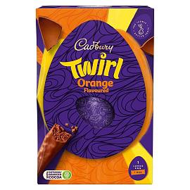 Cadbury Orange Twirl Easter Egg