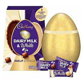 Cadbury Ultimate Egg Half & Half Easter Egg 360g