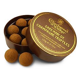 Charbonnel et Walker Dark Marc de Champagne Chocolate Truffles 135g