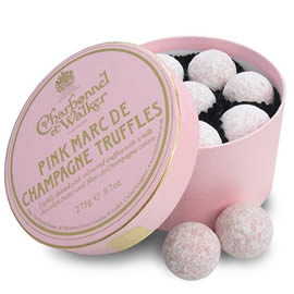 Charbonnel et Walker Pink Marc de Champagne Chocolate Truffles 275g