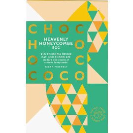 CHOCOCO Heavenly Honeycombe 43% Oat M!lk Chocolate Easter Egg