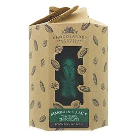 CHOCOLARDER Almond & Sea Salt 70% Cocoa Dark Chocolate Easter Egg 90g