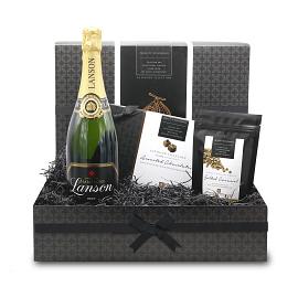 Chocolate Trading Co. Superior Selection Chocolate & Champagne Luxury Chocolate Hamper