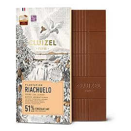 CLUIZEL Riachuelo 51% Cacao Milk Chocolate Bar