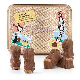 Hotel Chocolat Burrow of Bunnies Chocolate Gift Tin