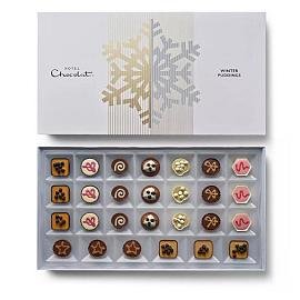 Hotel Chocolat Winter Puddings 27-Piece Christmas Chocolate Box