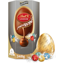 Lindt LINDOR Assorted Easter Egg Silver 348g