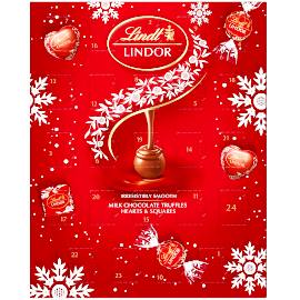 Lindt LINDOR Christmas Milk Chocolate Advent Calendar