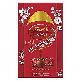 Lindt LINDOR Milk Chocolate Mini Eggs Easter Egg 215g