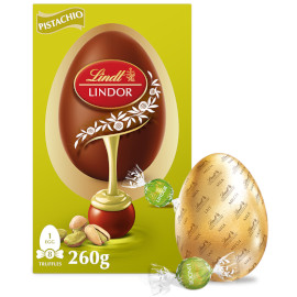Lindt LINDOR Pistachio Easter Egg 260g