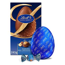 Lindt NOCCIOLATTE EGG Hazelnut Milk Chocolate Easter Egg with Nocciolatte Truffles 245g