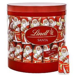 Lindt SANTA Mini Milk Chocolate Santas Tub 670g