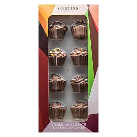 Martin’s Chocolatier 8 Milk Chocolate Creme Chocolate Cupcakes 148g