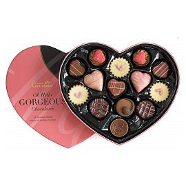Martin’s Chocolatier Oh Hello Gorgeous Pink Heart Shaped Chocolate Box 209g