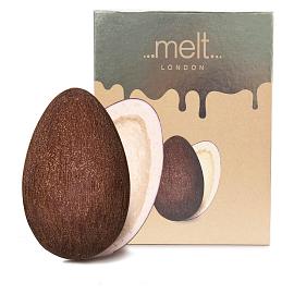 …melt… Coconut Easter Egg