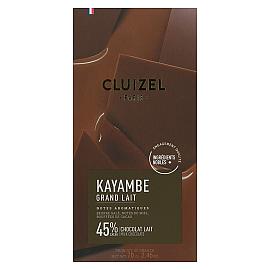 Michel Cluizel Kayambe Grand Lait 45% Cacao Milk Chocolate Bar