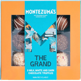 Montezuma’s The Grand 9 Milk, White and Dark Chocolate Truffles 110g
