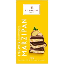 Niederegger Ginger Marzipan Covered in Dark Chocolate Bar 110g