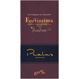 Pralus Fortissima 80% Cocoa Dark Chocolate Bar
