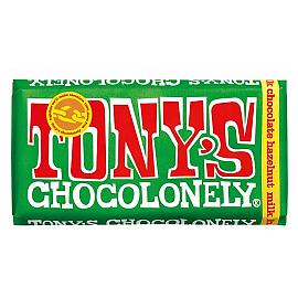 TONY’S CHOCOLONELY milk chocolate hazelnut Chocolate Bar 180g