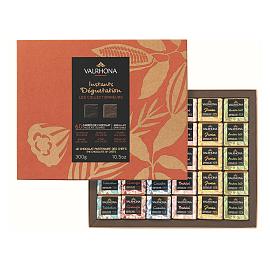 Valrhona Les Collectionneurs 60 Dark & Milk Chocolate Tasting Squares 300g