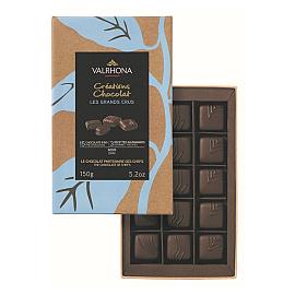 VALRHONA Les Grands Crus 15 Dark Chocolate Ganaches Gift Box 150g