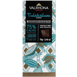 VALRHONA Tulakalum 75% Cacao Dark Chocolate Bar 70g