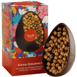 Venchi GRAN GOURMET Nocciolato Extra Fondant Hazelnut Extra Dark Chocolate Easter Egg 540g