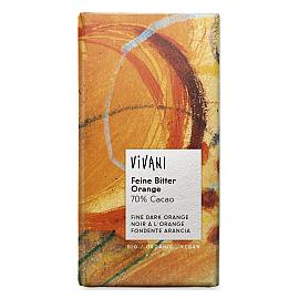 VIVANI Feine Bitter Orange 70% Cacao Dark Chocolate with Orange Chocolate Bar 100g