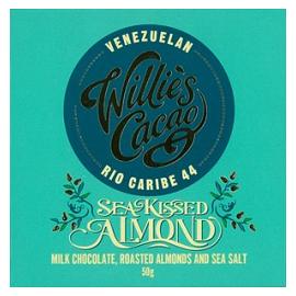 Willie’s Cacao Sea Kissed Almond 44% Milk Chocolate Bar 50g
