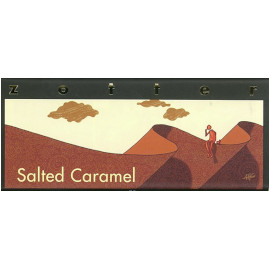 zotter hand-scooped Salted Caramel 70% Dark Chocolate Bar 70g