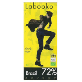 zotter Labooko dark vegan Brazil 72% Dark Chocolate Bar 70g