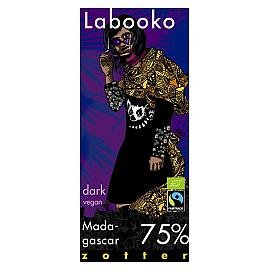 zotter Labooko dark vegan Madagascar 75% Dark Chocolate Bar 70g