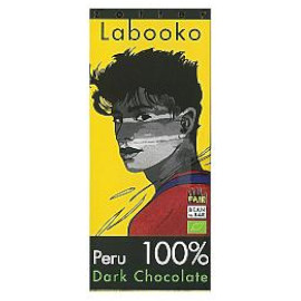 zotter Labooko Peru 100% Dark Chocolate Bar 65g