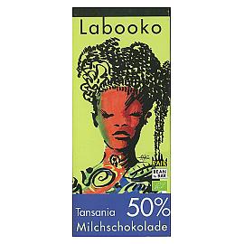 zotter Labooko Tanzania 50% Milk Chocolate Bar 70g