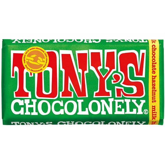 TONY’S CHOCOLONELY milk chocolate hazelnut Chocolate Bar 180g
