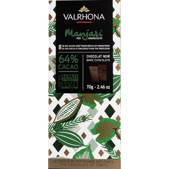 Valrhona Manjari 64% Cacao Dark Chocolate Bar 70g