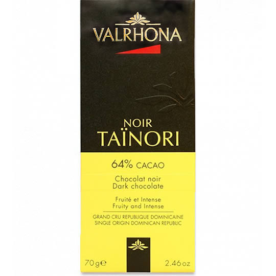 Valrhona Noir Tainori 64% Cacao Dark Chocolate Bar 70g