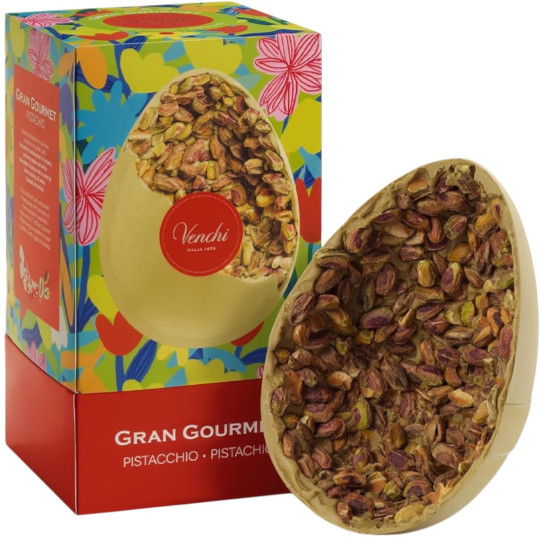 Venchi GRAN GOURMET Pistacchio Pistachio White Chocolate Easter Egg 500g